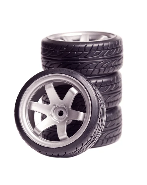 RC drift tires & rims — Stock Photo, Image