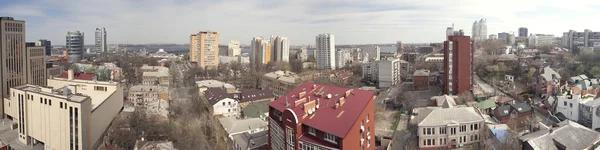 Panoramautsikt över staden dnepropetrovsk — Stockfoto