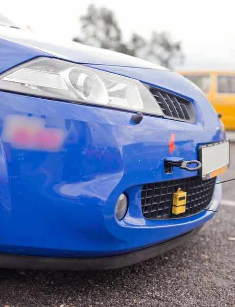 Sport auto koplamp — Stockfoto