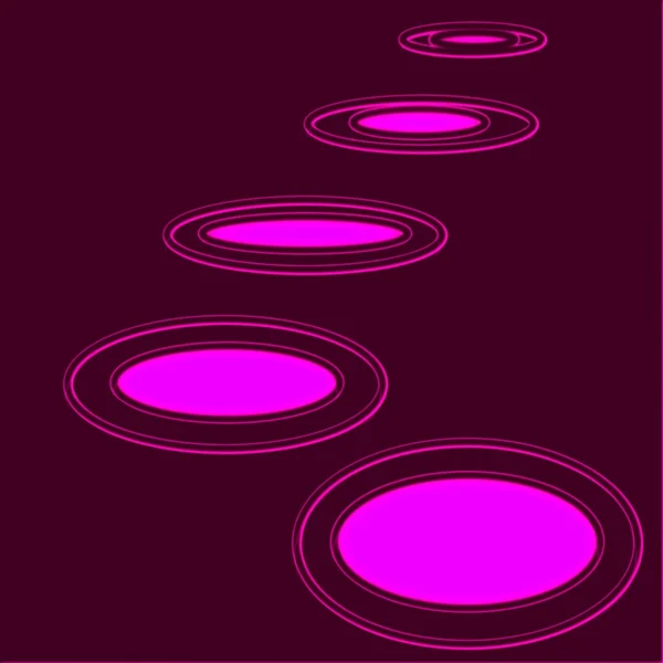 Neon pembe yüzük mor zemin üzerine