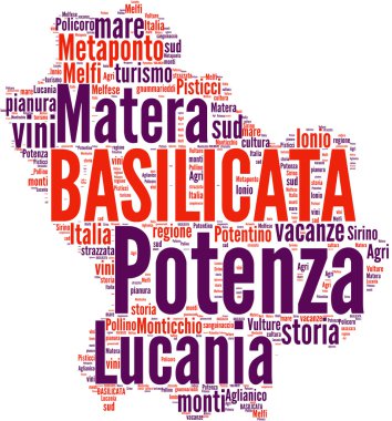 Basilicata tagcloud - regioni di Italia
