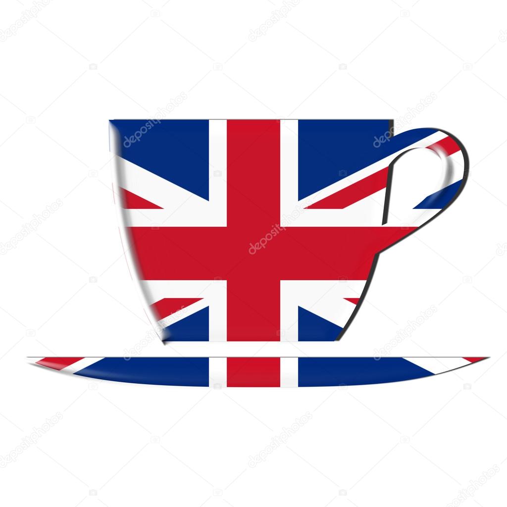 UK flag tea mug