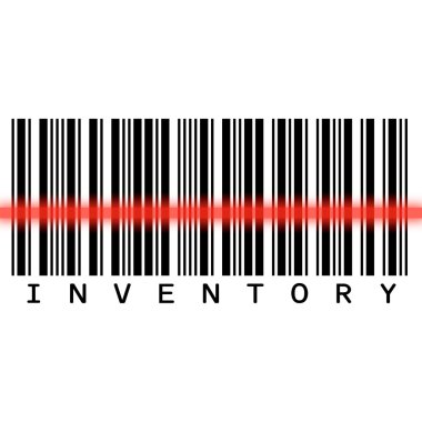 Barcode scanning for inventory clipart