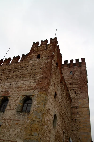 Marostica medeltida slott, Italien — Stockfoto
