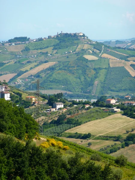 Aerial panorama in Abruzzo, Italy — Stock Photo, Image