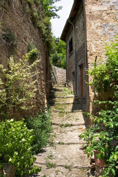 Vecchio vicolo medievale — Foto Stock