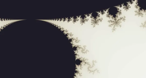 Preto e branco abstrato fractal fundo — Fotografia de Stock
