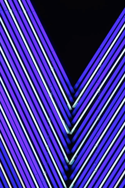 Mavi neon ışıkları absract arka plan