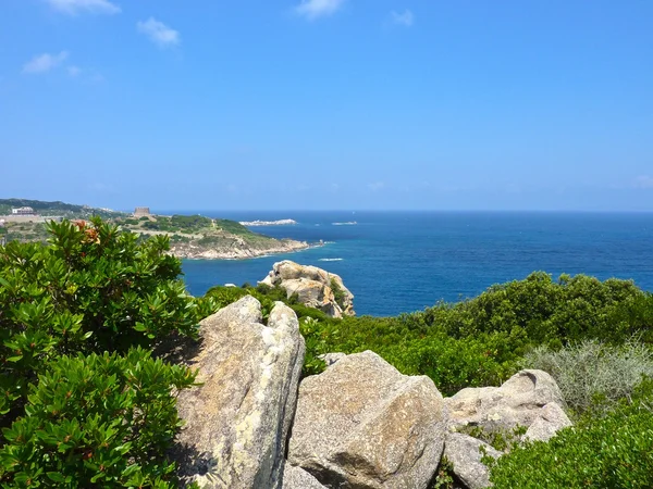 Det spanska tornet i Santa Teresa di Gallura, Sardinien: — Stockfoto