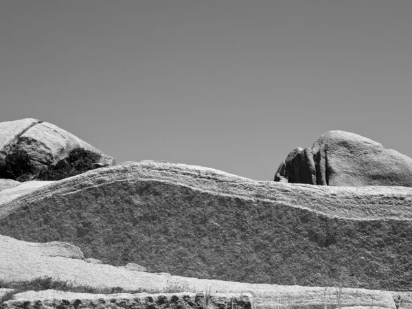Granito rocas líneas —  Fotos de Stock