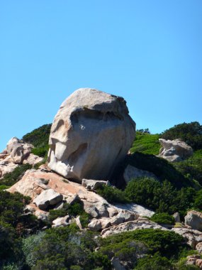 Granit kayalar Sardunya, İtalya