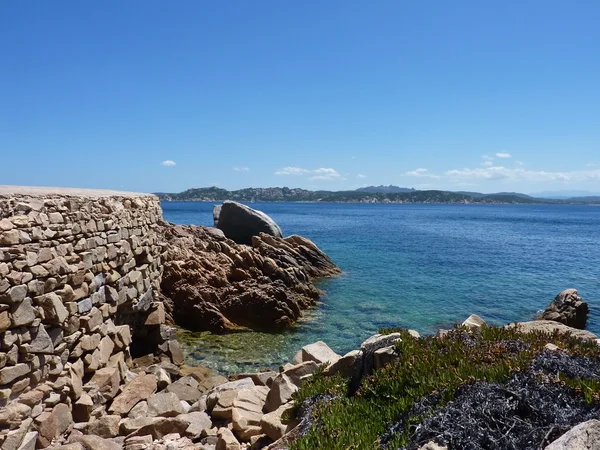 Rocks and sea in La Maddalena archipelago, Spargi island, Sardinia — Stock Photo, Image