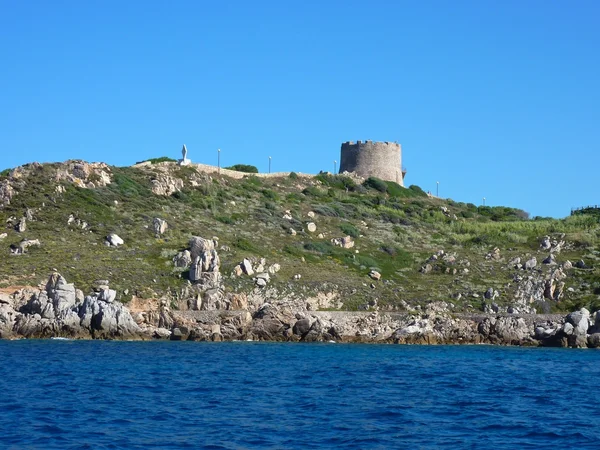 Kust van st. teresa in zomer - Noord Sardinië, Italië — Stockfoto