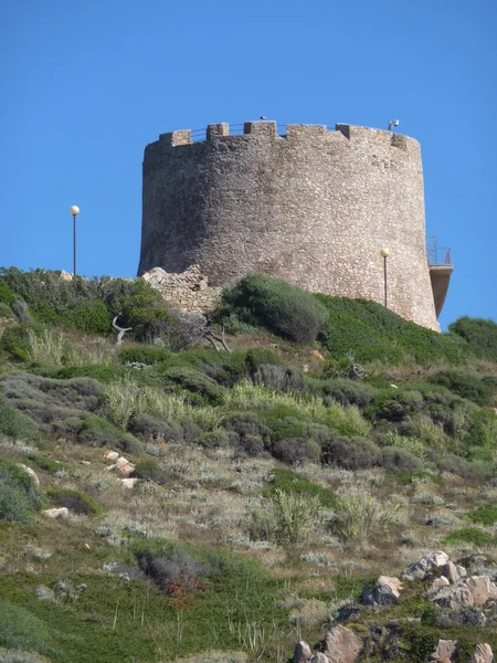 Santa teresa di gallura, Sardinië: de aragonese toren — Stockfoto