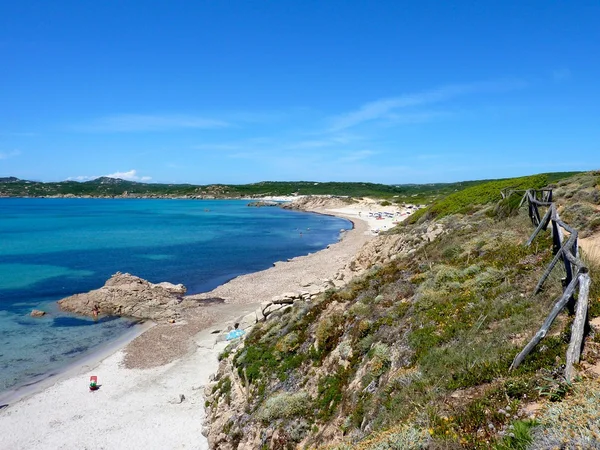 Güzel plaj rena majori, Sardunya, İtalya, costa paradiso (Kuzey Sardunya) — Stok fotoğraf