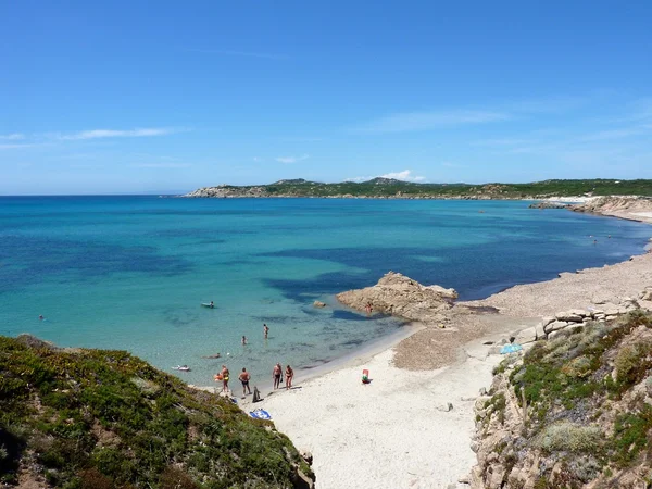 Гарний пляж Рена Майорі, Сардинія, Італія, Коста paradiso (Північній Сардинії) — стокове фото