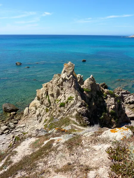Vackra stranden rena majori, Sardinien, Italien, costa paradiso (norra Sardinien) — Stockfoto