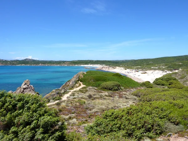 Plaży Rena majore, gallura, Sardynia, Włochy — Zdjęcie stockowe