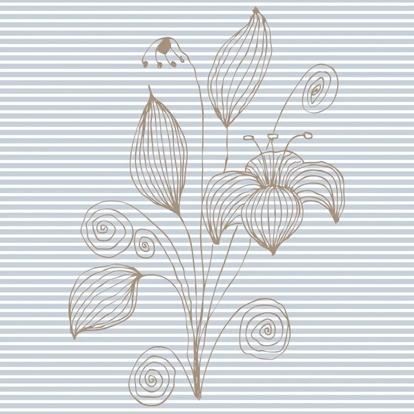 Bloemen achtergrond — Stockvector