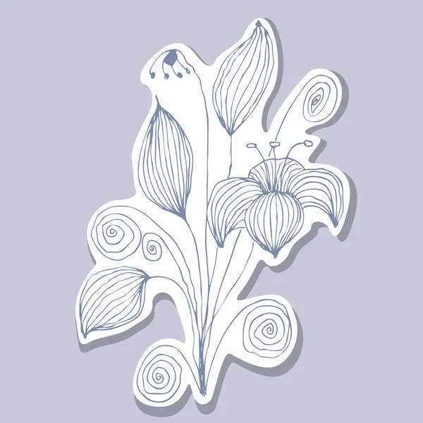 Bloemen achtergrond — Stockvector