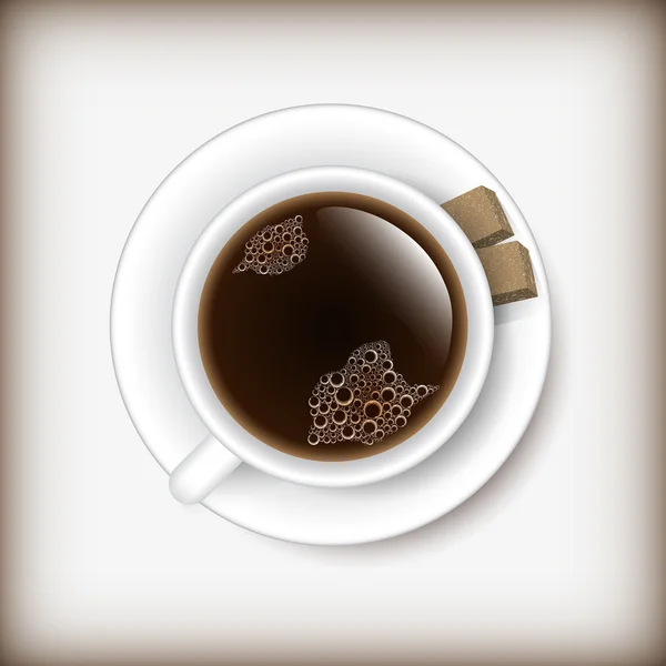 Coffee themed design illustration — Stock Vector