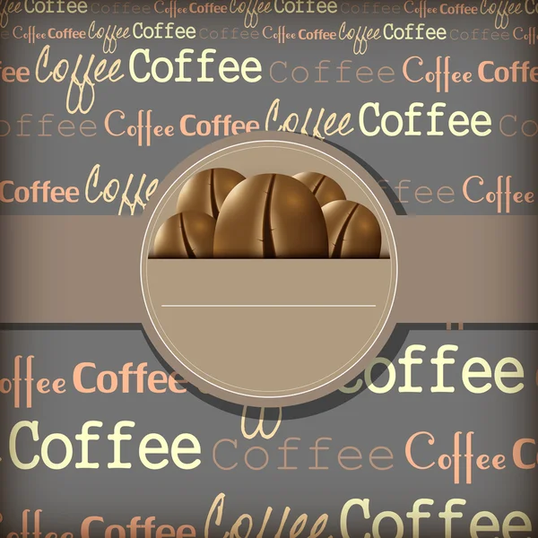 Ilustración de diseño temático de café — Vector de stock