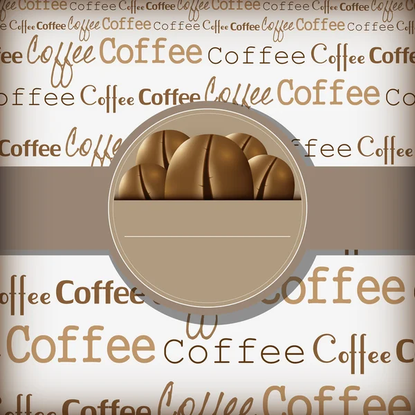 Illustration design sur le thème du café — Image vectorielle