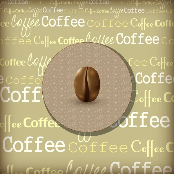 Ilustración de diseño temático de café — Vector de stock