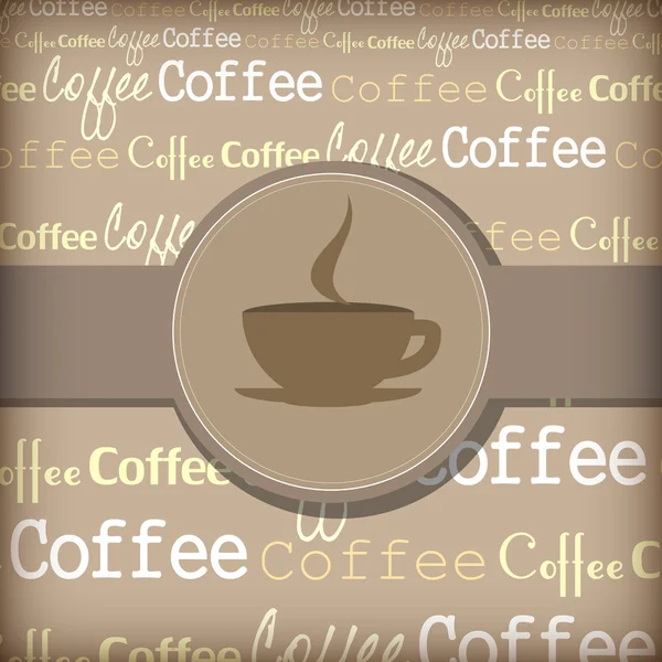 Ilustración de diseño temático de café — Vector de stock