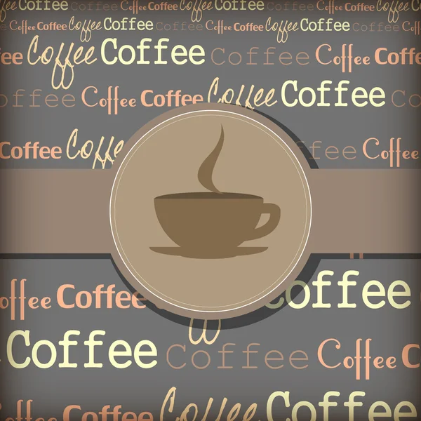 Design af kaffetema – Stock-vektor