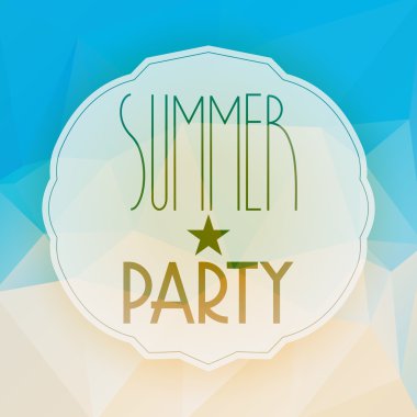 vektör soyut yaz parti arka plan