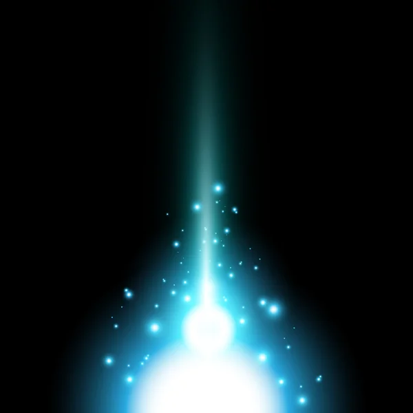 Vecteur lumière brillante fond de fusée éclairante — Image vectorielle