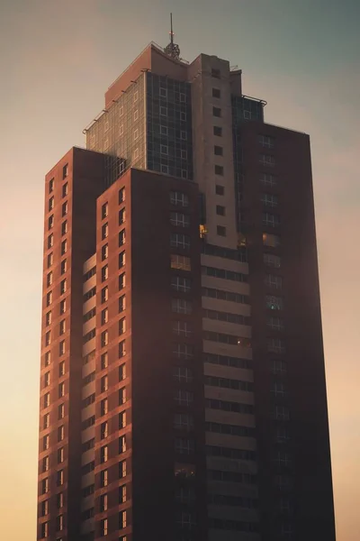 Casa Varios Pisos Mañana Temprano — Foto de Stock