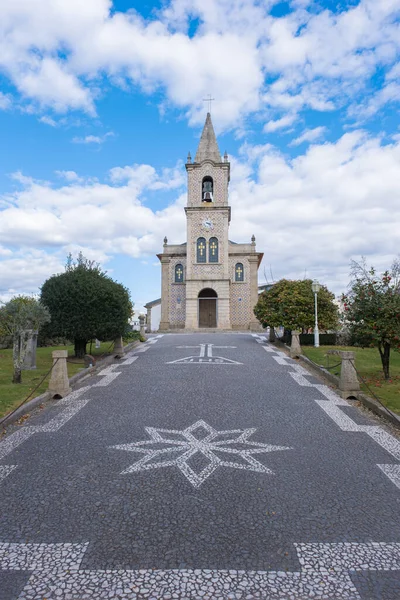 Pacos Ferreira Portugal Março 2022 Igreja Paroquial Pacos Ferreira Dedicada — Fotografia de Stock