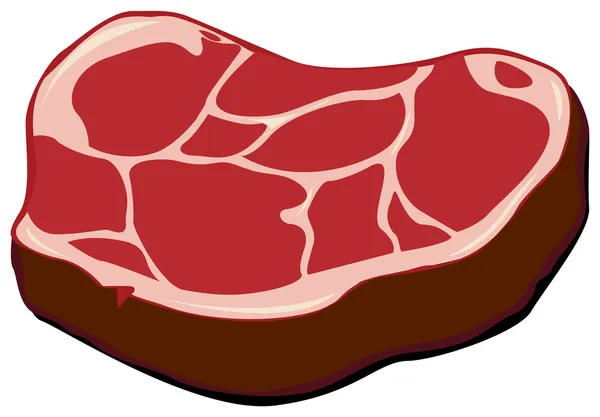 Ein leckeres Steak — Stockvektor