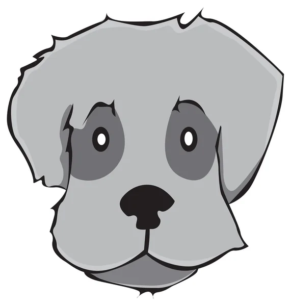 Cabeza de perro — Vector de stock