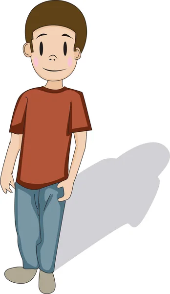 Modern boy — Stock Vector