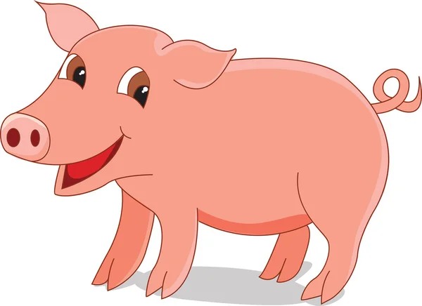 Mignon cochon — Image vectorielle