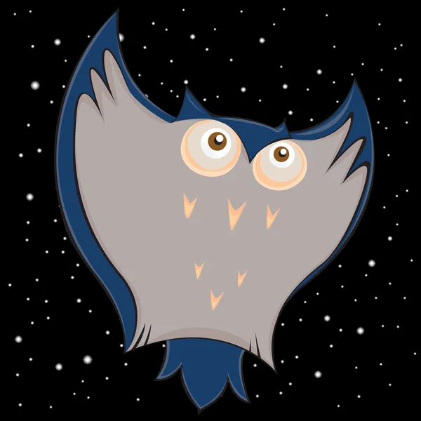 Night owl — Stock Vector