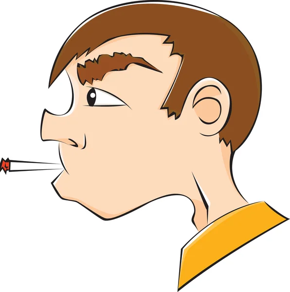 Fumător — Vector de stoc