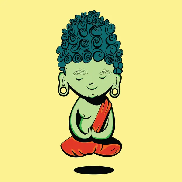 Buddha. — Vettoriale Stock