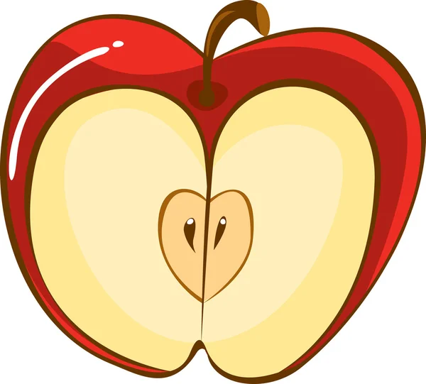 Manzana — Vector de stock