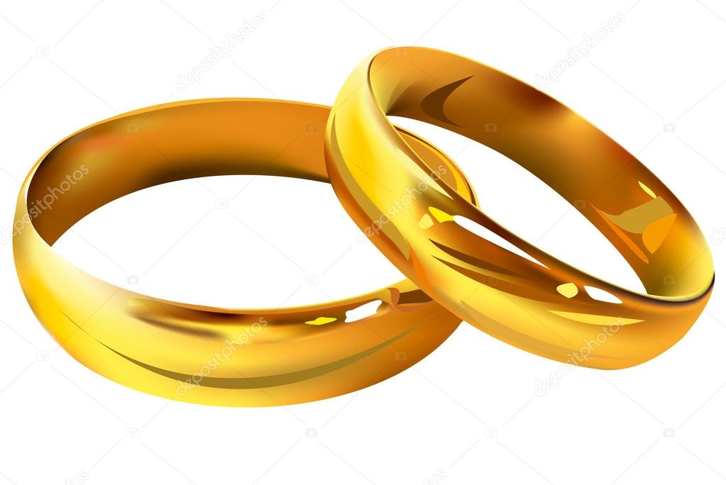 depositphotos_12770064 stock illustration couple of gold wedding rings