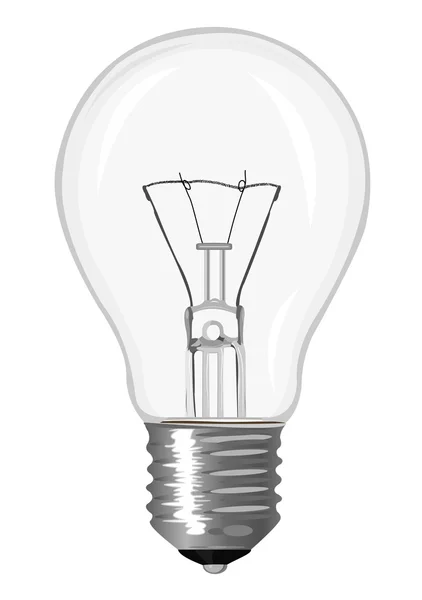 Lampe à incandescence — Image vectorielle