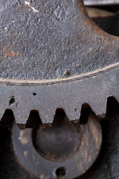 Close up view of gears from old mechanism — Stock Photo, Image