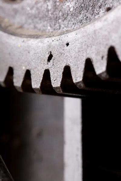 Close up view of gears from old mechanism — Stock Photo, Image
