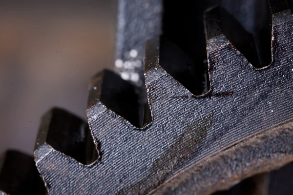 Close up view of gears from old mechanism — Stock Photo, Image