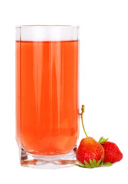 Berry ile iki taze çilek kompostosu