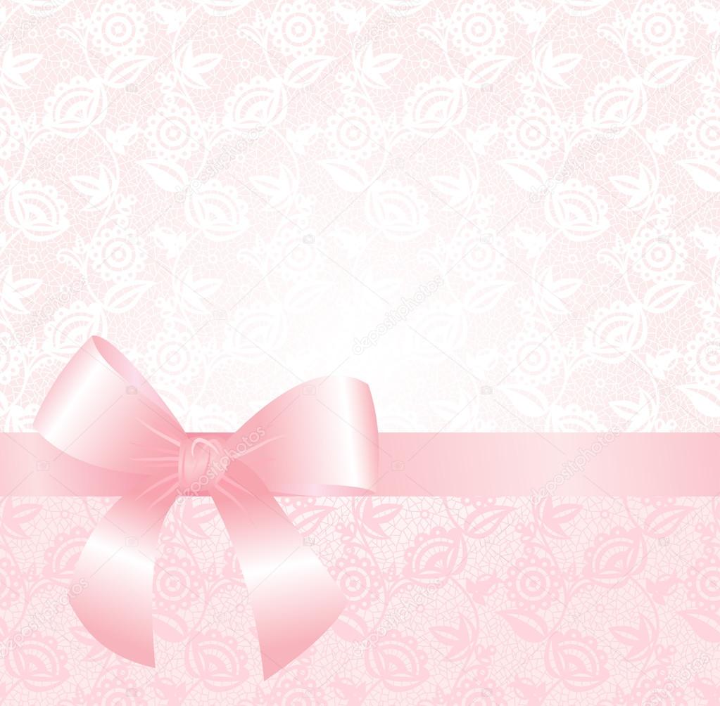 Pink Lace Background