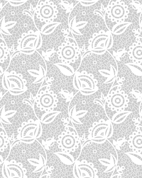 kesintisiz beyaz çiçek dantel modeli